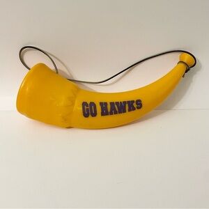 Yellow Go Hawks Horn Megaphone